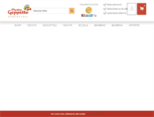 Tablet Screenshot of mastrogeppettogiocattoli.it